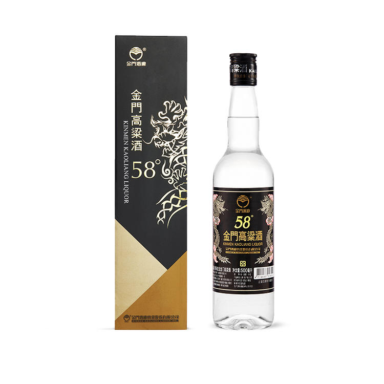 0.5L-58度金门高梁酒-白金龙